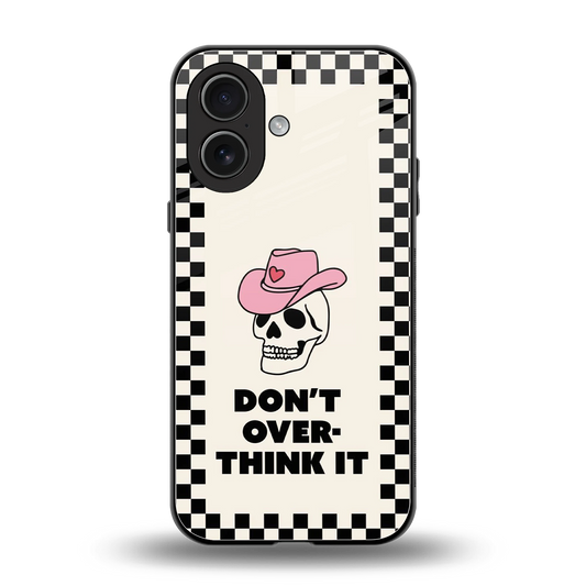 Chill Mode back phone cover | glass case for iphone 17