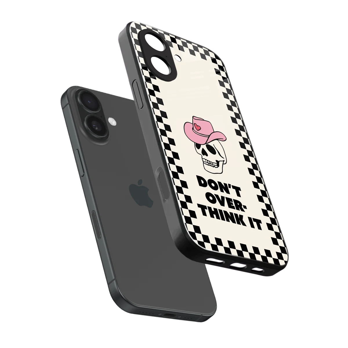 Chill Mode sleek iphone 17 cover with tempered glass back and TPU edges