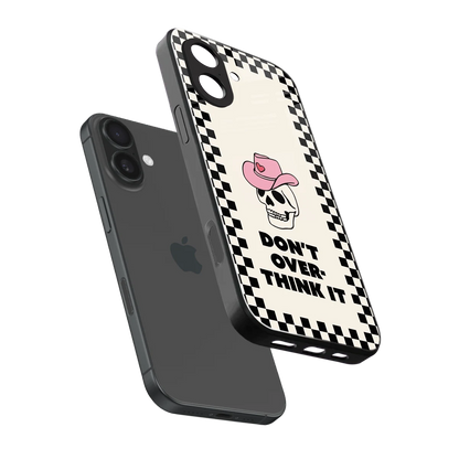 Chill Mode sleek iphone 17 cover with tempered glass back and TPU edges
