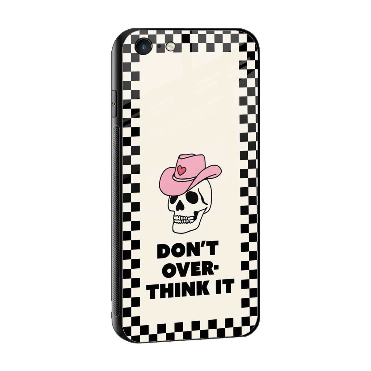 Chill Mode sleek iphone 6s plus cover with tempered glass back and TPU edges