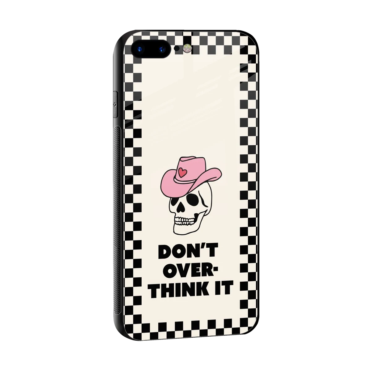 Chill Mode sleek iphone 8 plus cover with tempered glass back and TPU edges