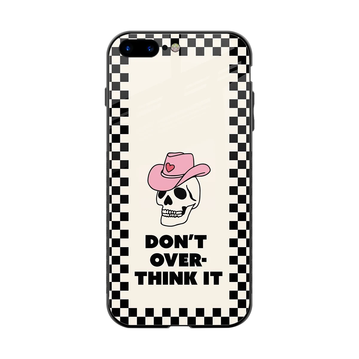 Chill Mode back phone cover | glass case for iphone 7 plus