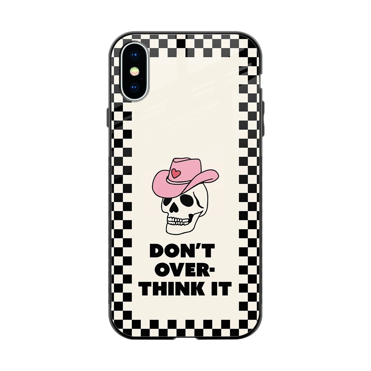 Chill Mode back phone cover | glass case for iphone x
