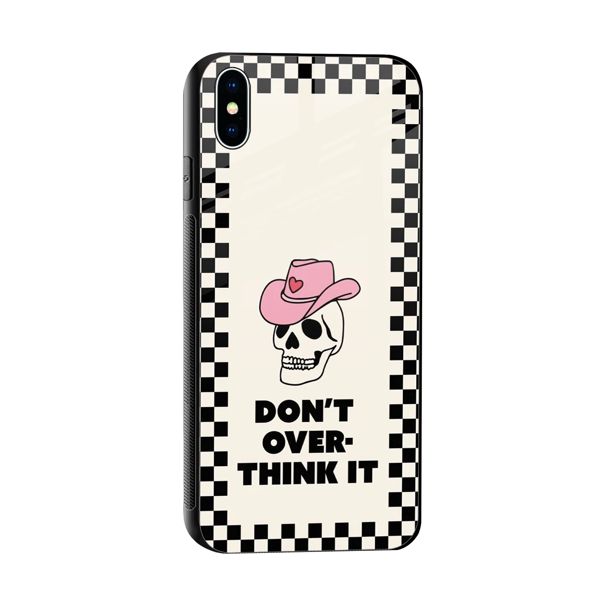 Chill Mode sleek iphone xs max cover with tempered glass back and TPU edges