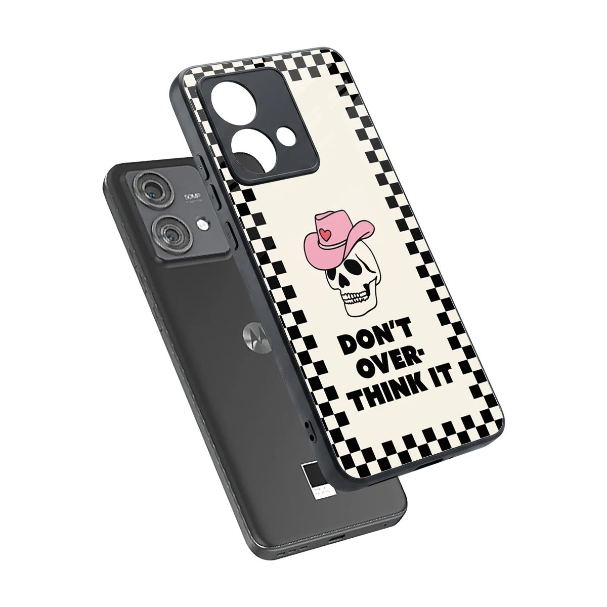 Chill Mode sleek motorola edge 40 neo 5g cover with tempered glass back and TPU edges