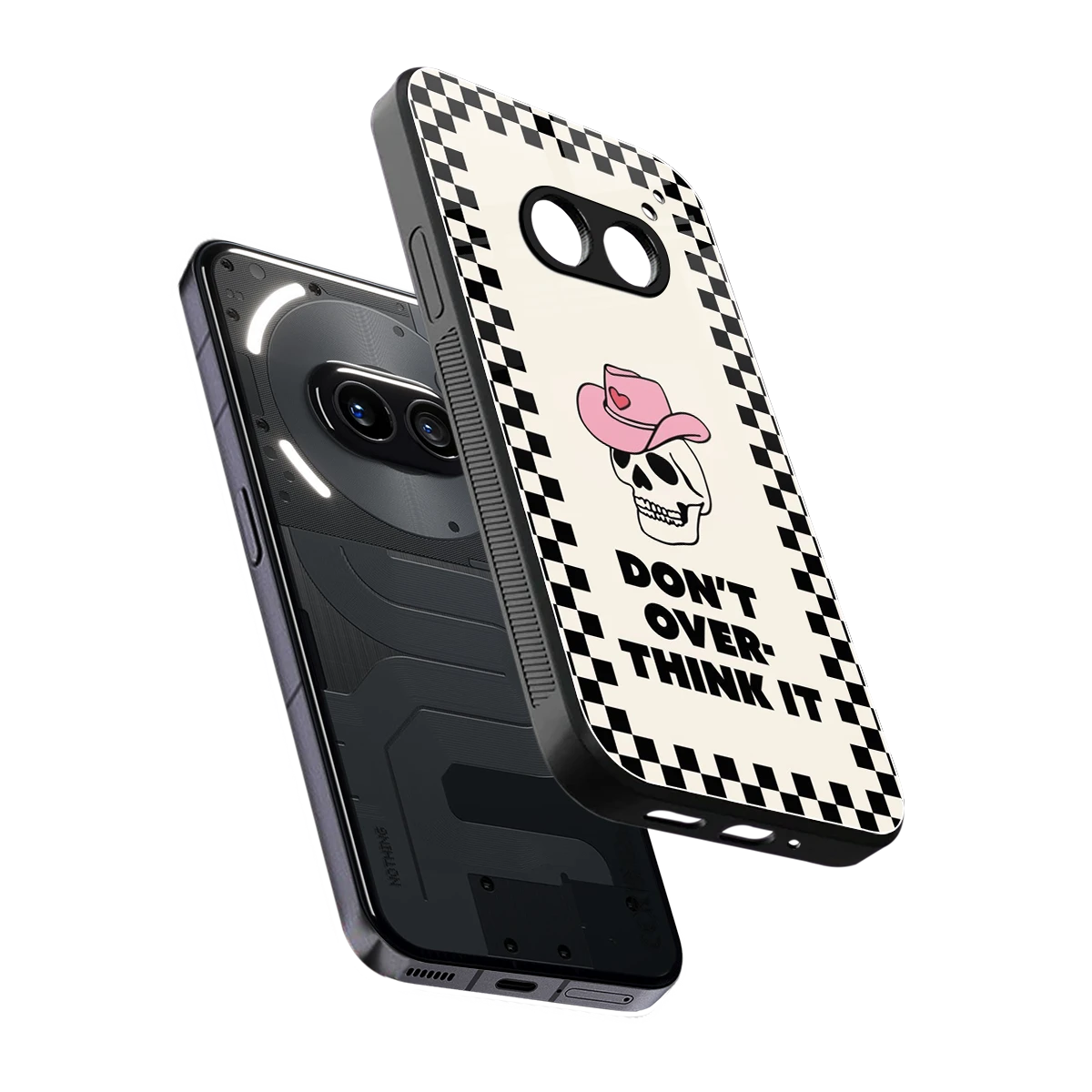 Chill Mode sleek nothing phone 2a cover with tempered glass back and TPU edges