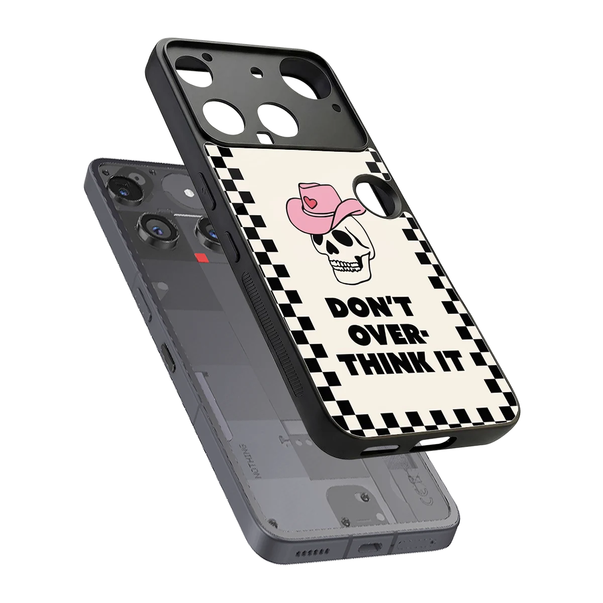Chill Mode sleek nothing phone 3 cover with tempered glass back and TPU edges