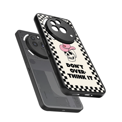 Chill Mode sleek nothing phone 3a pro cover with tempered glass back and TPU edges