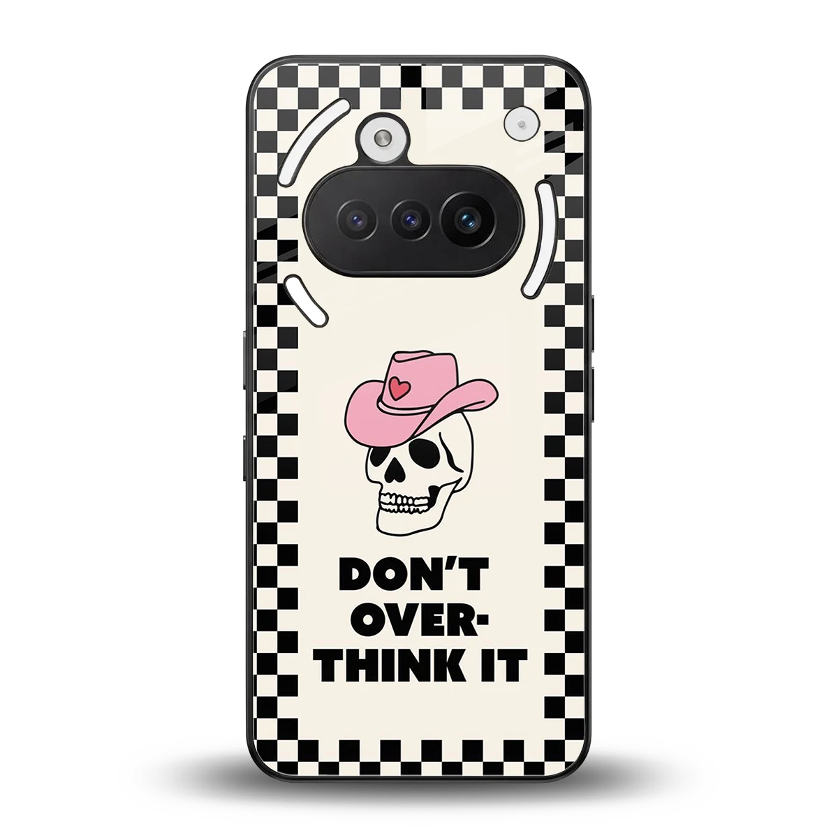 Chill Mode back phone cover | glass case for nothing phone 3a