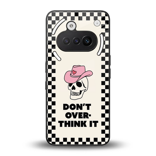 Chill Mode back phone cover | glass case for nothing phone 3a