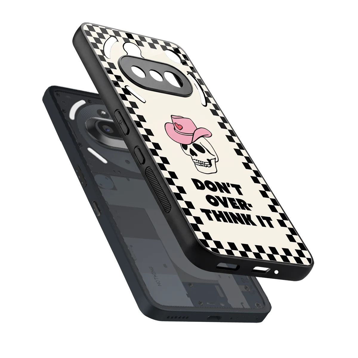 Chill Mode sleek nothing phone 3a cover with tempered glass back and TPU edges