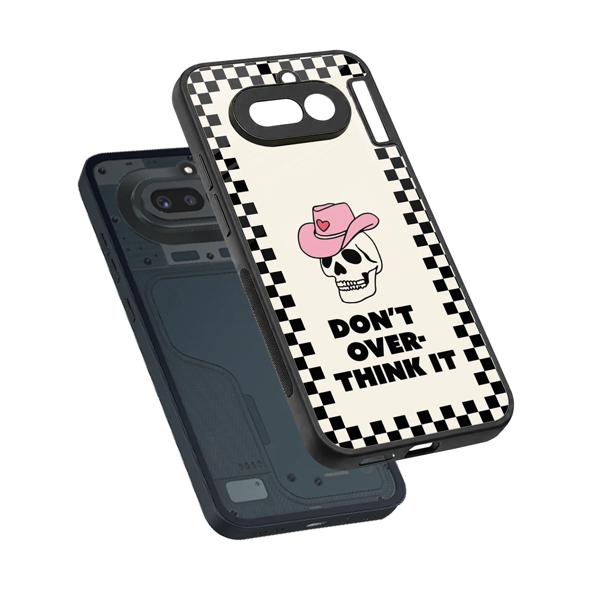 Chill Mode sleek nothing phone 4a cover with tempered glass back and TPU edges