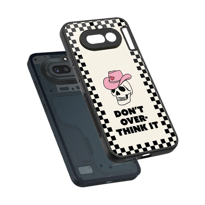 Chill Mode sleek nothing phone 4a cover with tempered glass back and TPU edges