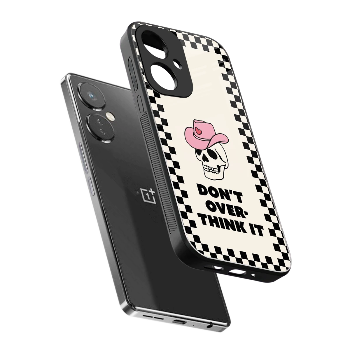 Chill Mode sleek oneplus nord ce 3 cover with tempered glass back and TPU edges