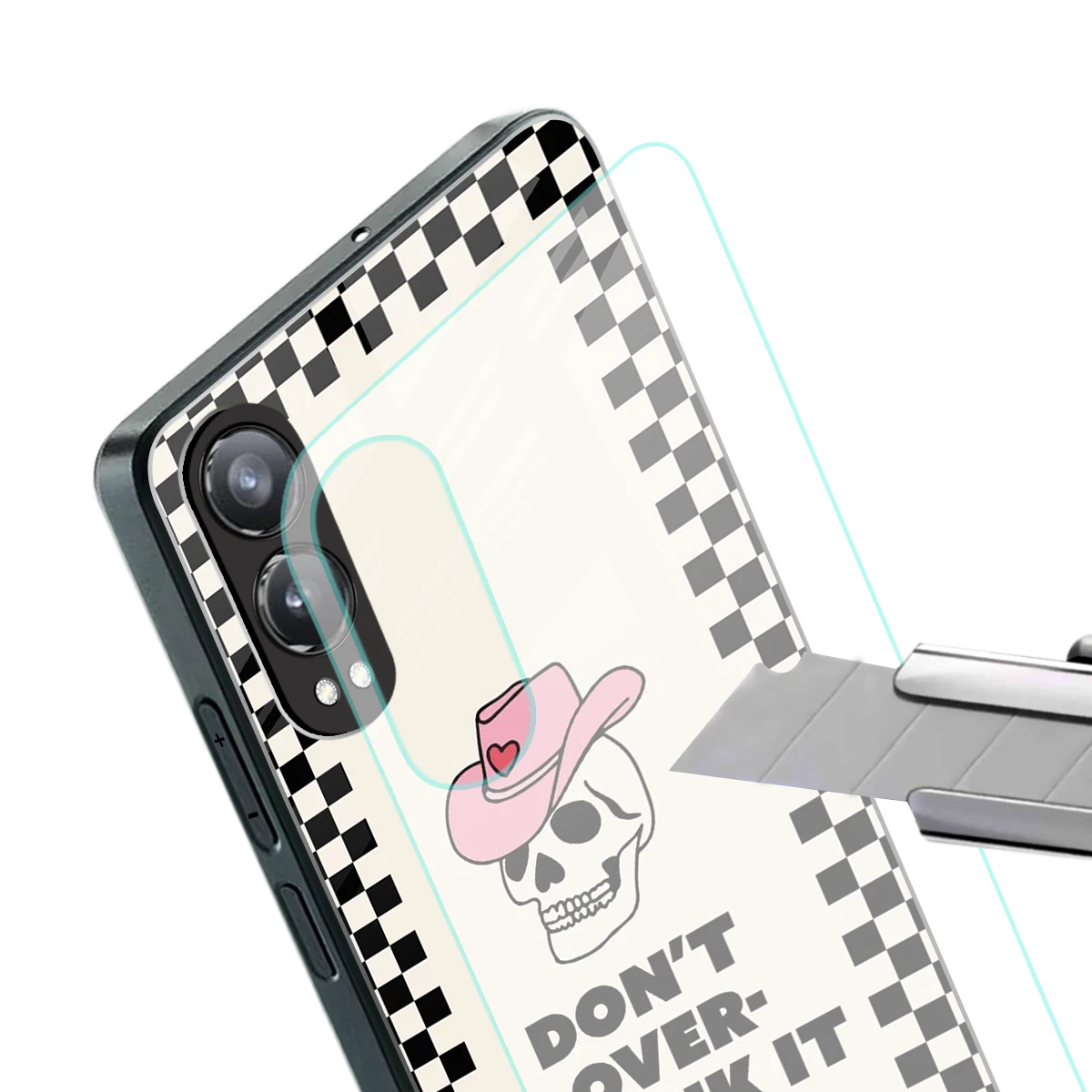 Chill Mode stylish phone case for oneplus nord ce 4 lite | glossy glass and slim fit