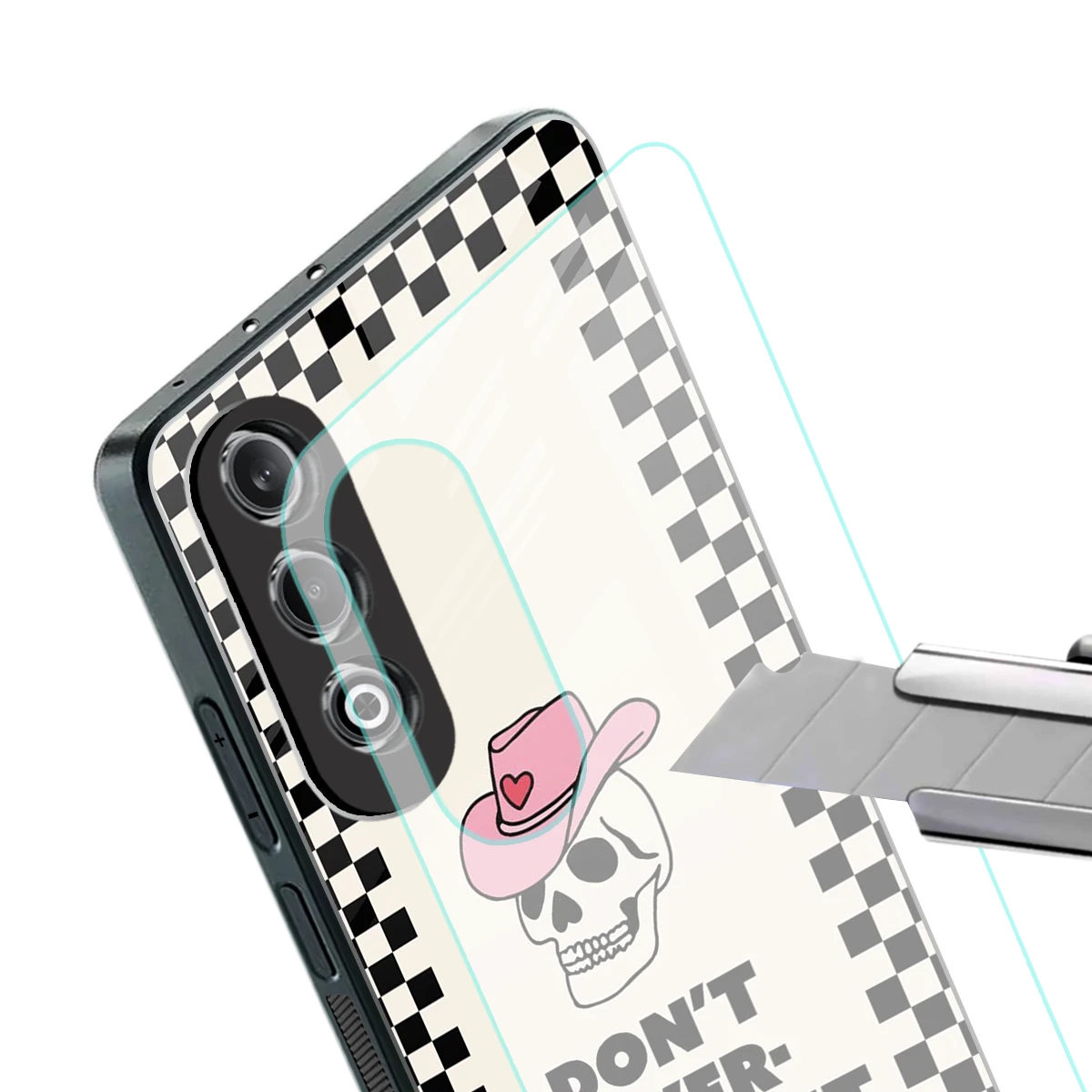 Chill Mode stylish phone case for oneplus nord ce 4 | glossy glass and slim fit