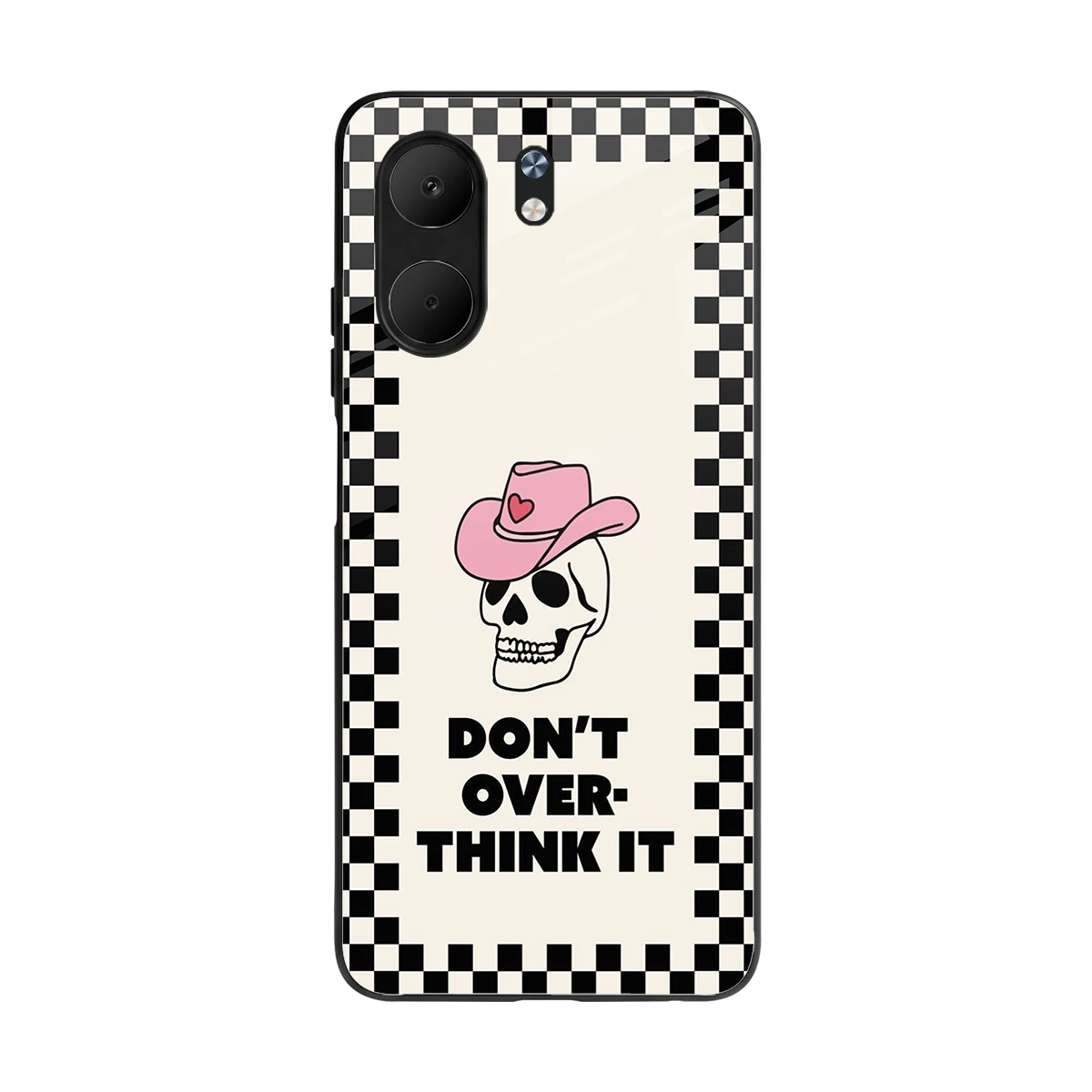 Chill Mode back phone cover | glass case for oppo a5x 5g
