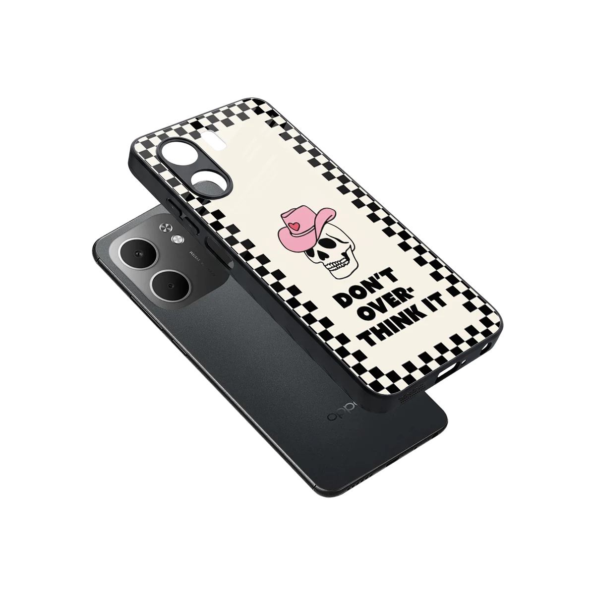 Chill Mode sleek oppo a5x 5g cover with tempered glass back and TPU edges