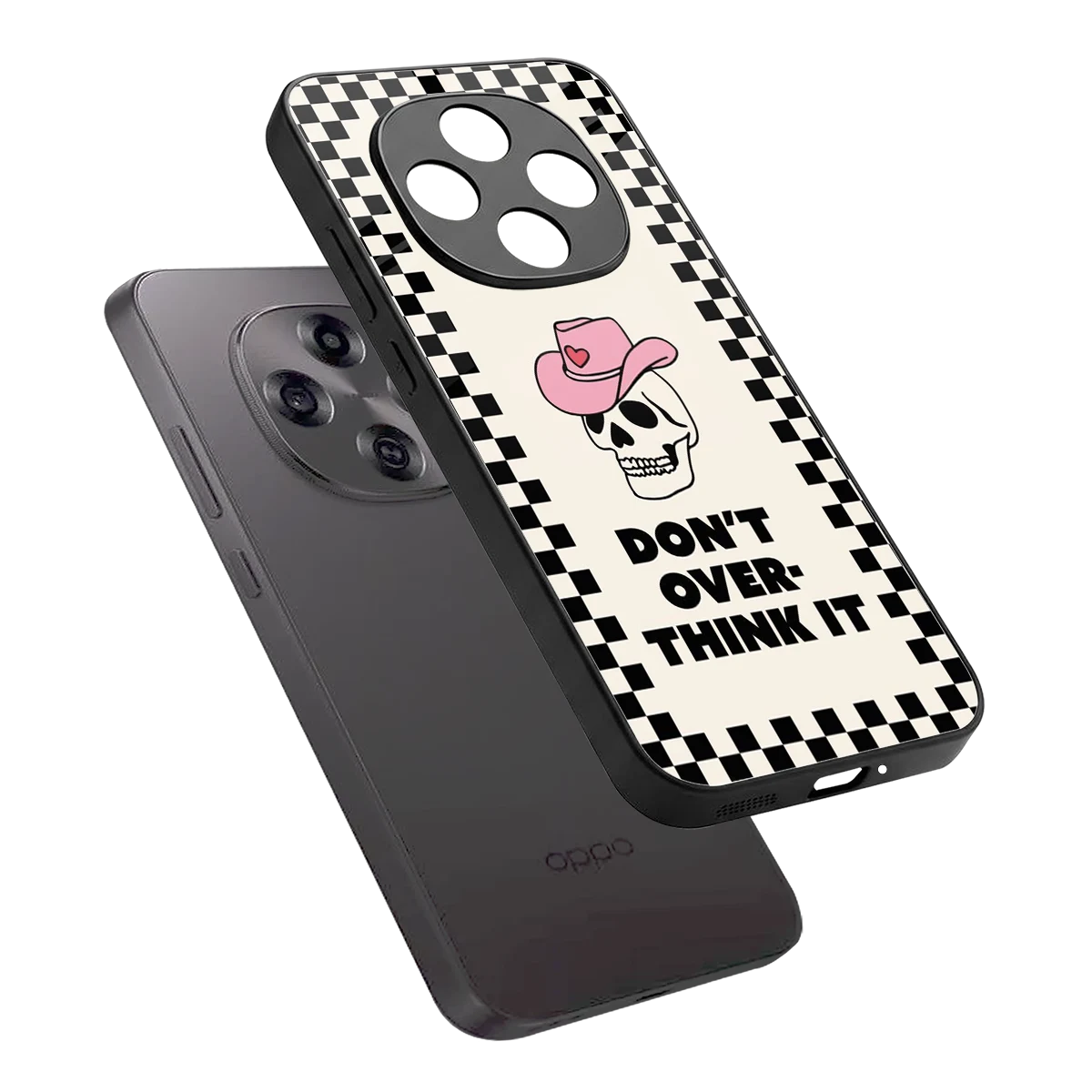 Chill Mode sleek oppo f31 pro 5g cover with tempered glass back and TPU edges