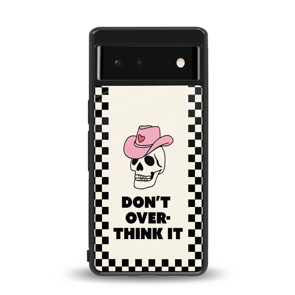 Chill Mode back phone cover | glass case for google pixel 6a