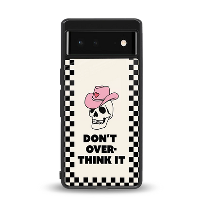 Chill Mode back phone cover | glass case for google pixel 6a