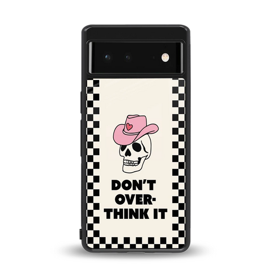 Chill Mode back phone cover | glass case for google pixel 6a