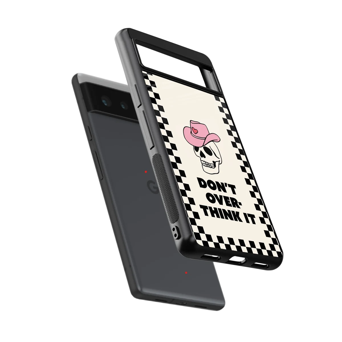 Chill Mode sleek google pixel 6a cover with tempered glass back and TPU edges