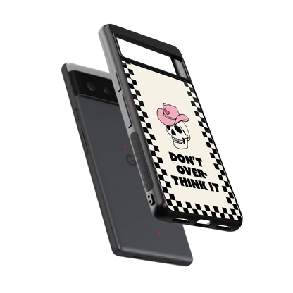 Chill Mode sleek google pixel 6a cover with tempered glass back and TPU edges