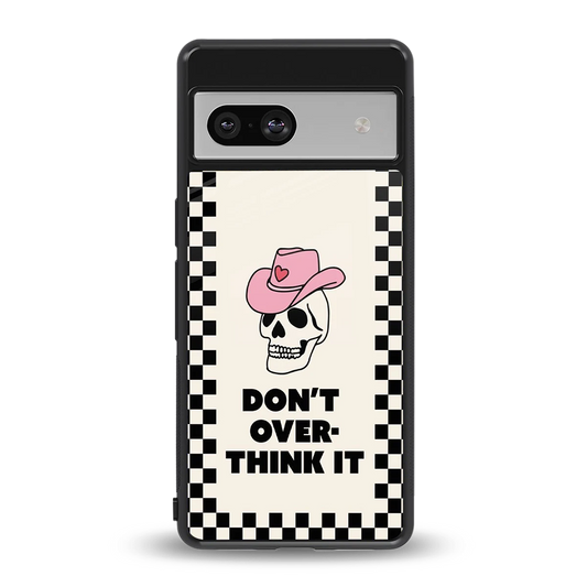 Chill Mode back phone cover | glass case for google pixel 7a