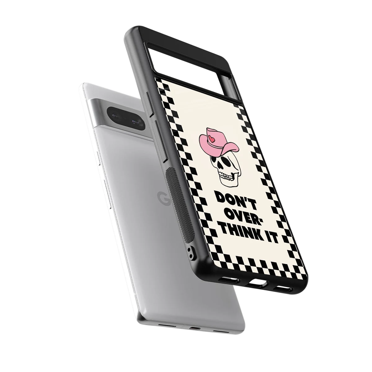 Chill Mode sleek google pixel 7a cover with tempered glass back and TPU edges