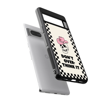 Chill Mode sleek google pixel 7 cover with tempered glass back and TPU edges