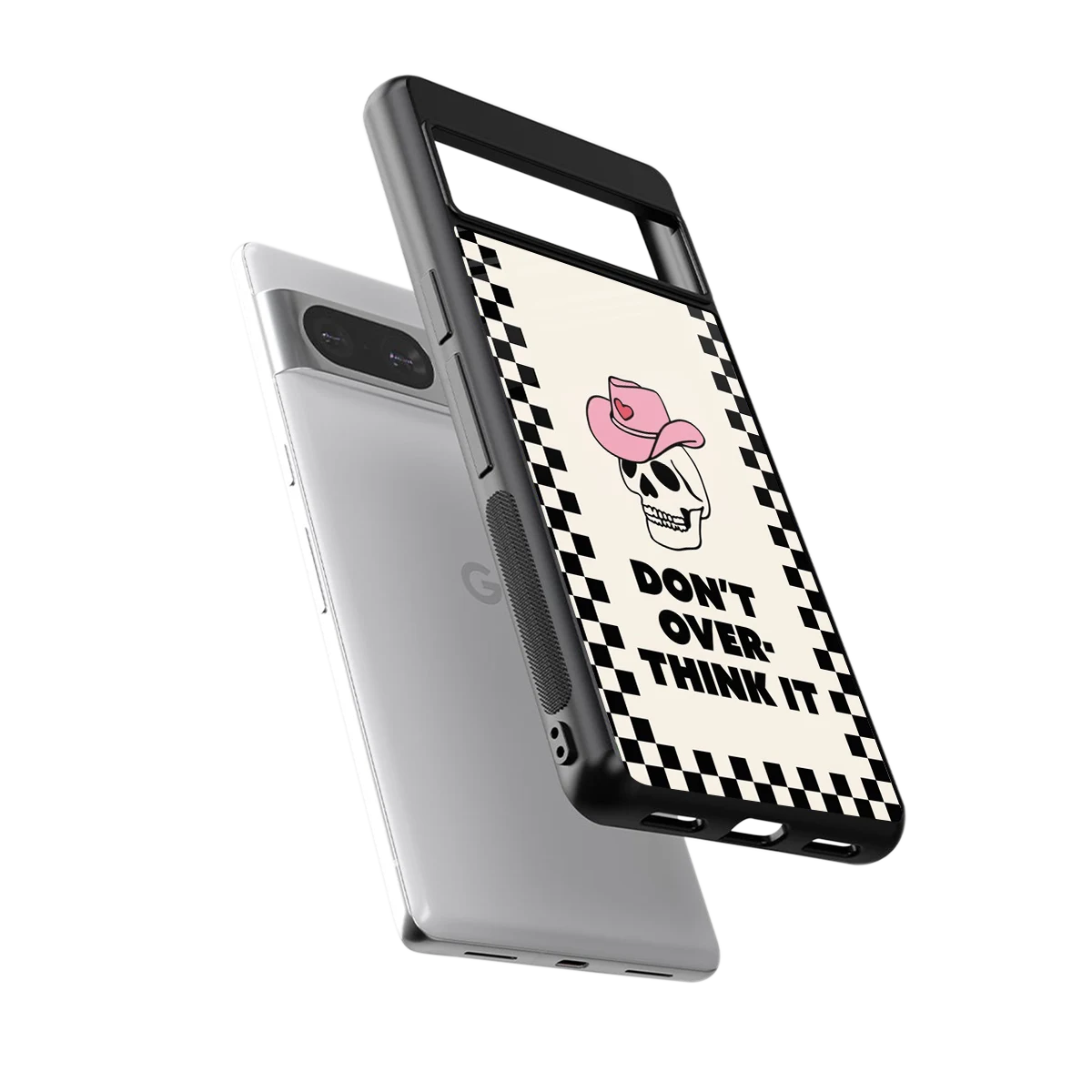 Chill Mode sleek google pixel 8 cover with tempered glass back and TPU edges