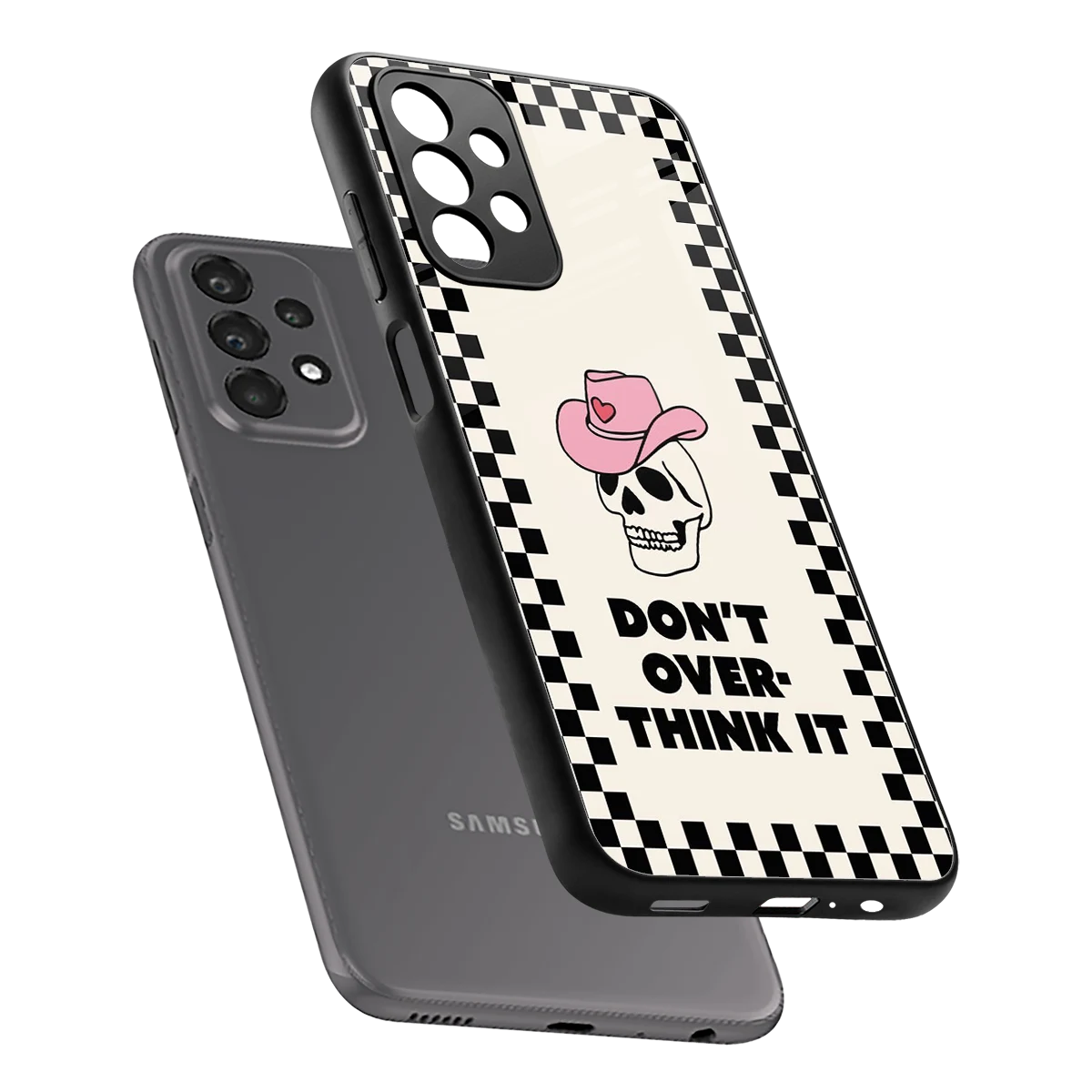 Chill Mode sleek samsung galaxy a23 cover with tempered glass back and TPU edges