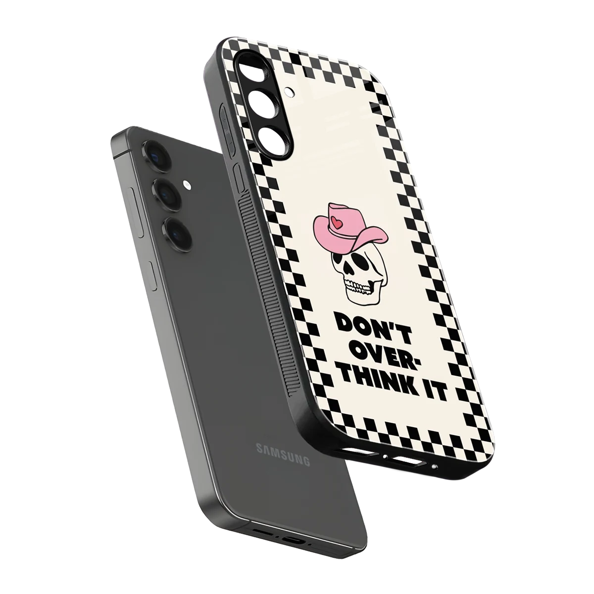 Chill Mode sleek samsung galaxy m34 5g cover with tempered glass back and TPU edges