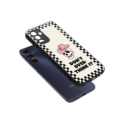 Chill Mode sleek samsung galaxy m14 5g cover with tempered glass back and TPU edges