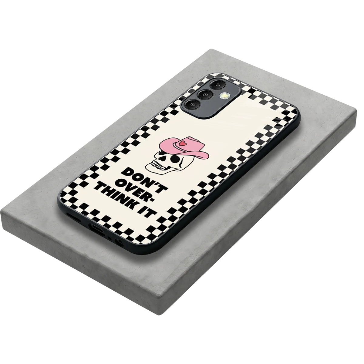 Chill Mode stylish phone case for samsung galaxy m14 5g | glossy glass and slim fit