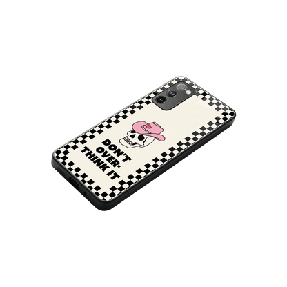 Chill Mode stylish phone case for samsung galaxy s20 fe | glossy glass and slim fit