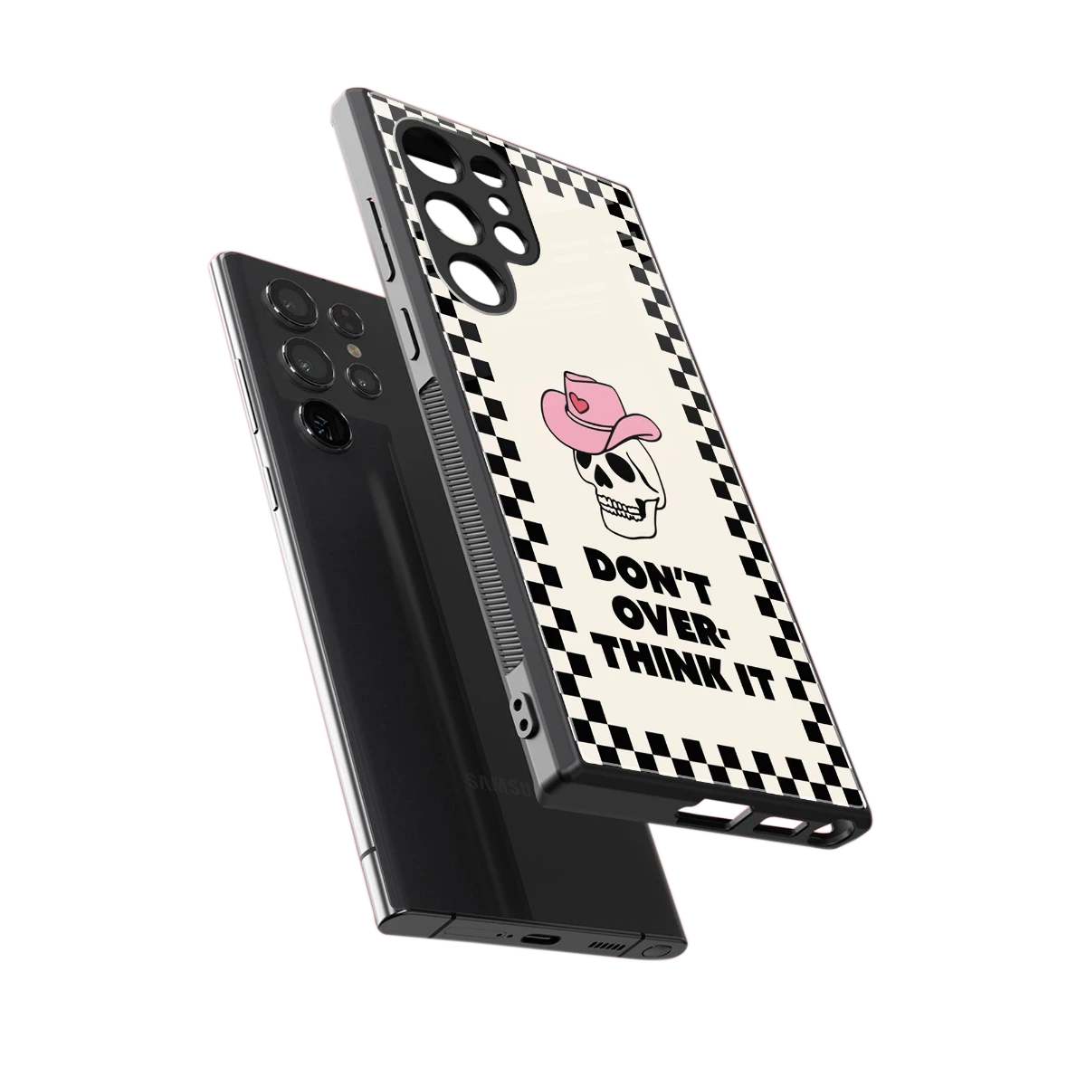 Chill Mode sleek samsung galaxy s23 ultra cover with tempered glass back and TPU edges