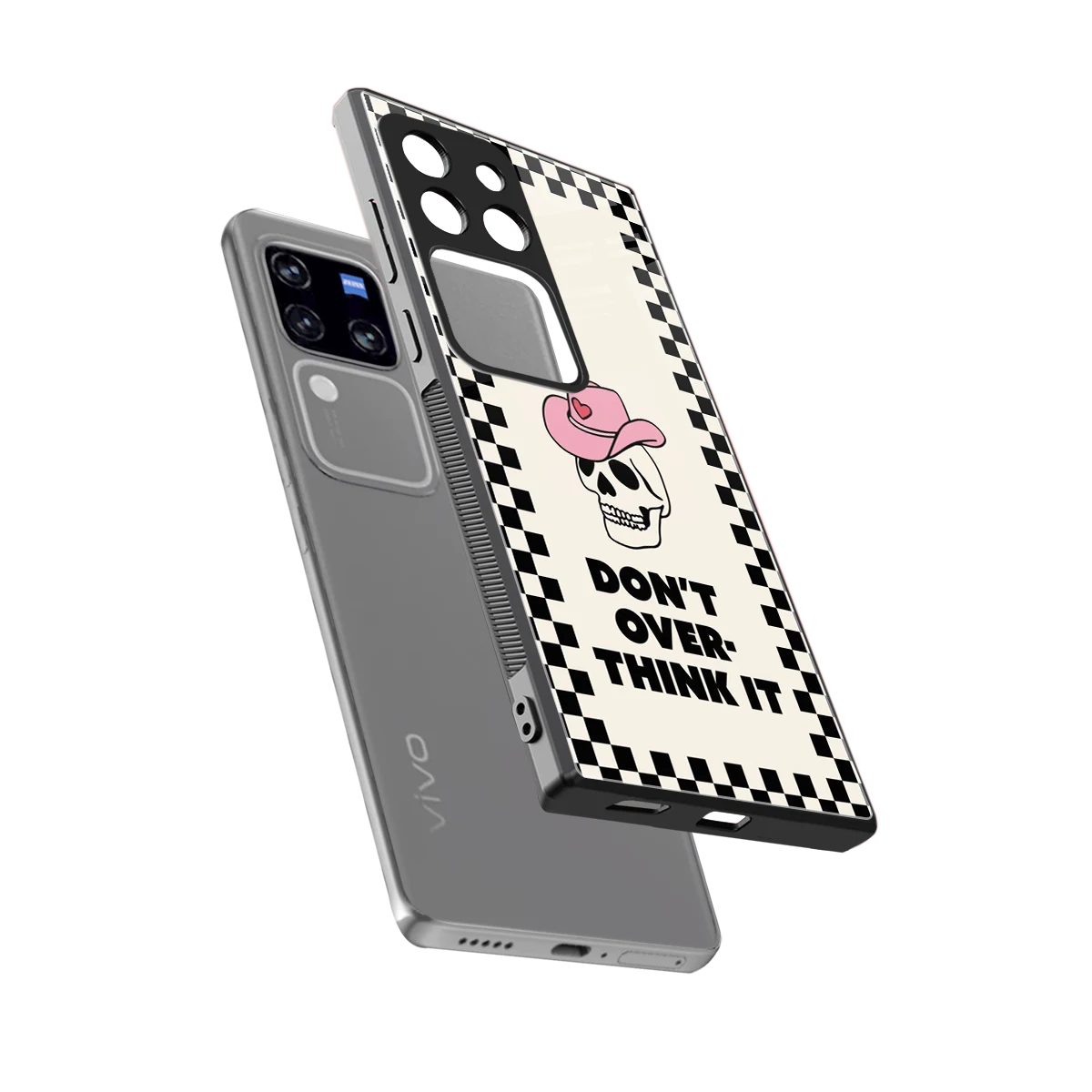 Chill Mode sleekvivo v30 pro cover with tempered glass back and TPU edges