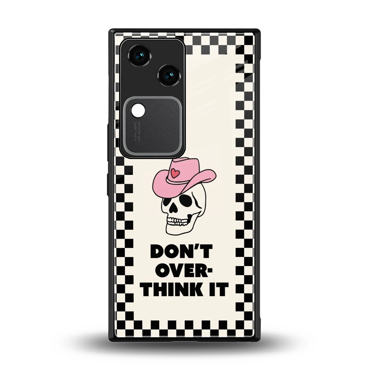 Chill Mode back phone cover | glass case for vivo v30