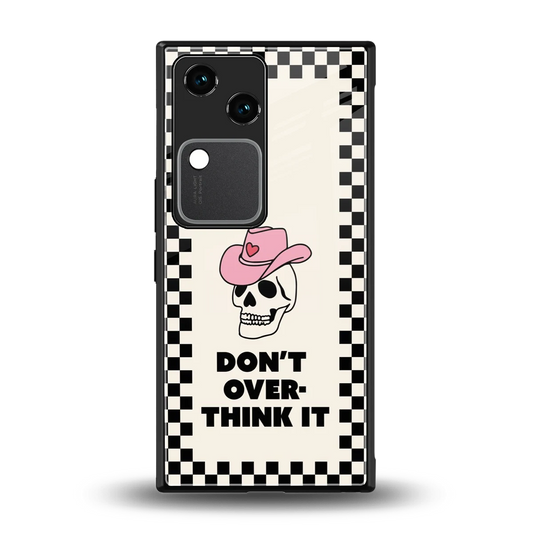 Chill Mode back phone cover | glass case for vivo v30