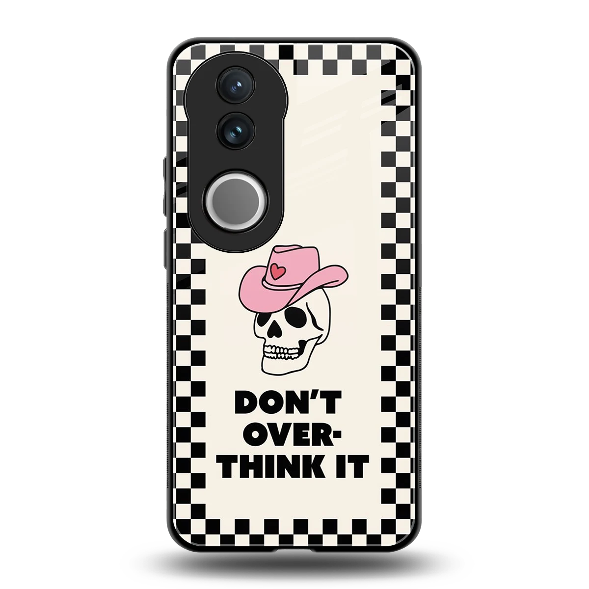 Chill Mode back phone cover | glass case for vivo v50