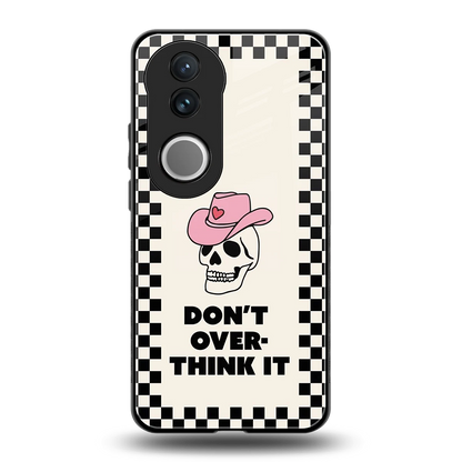 Chill Mode back phone cover | glass case for vivo v50
