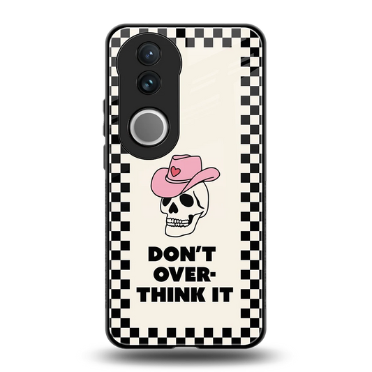 Chill Mode back phone cover | glass case for vivo v50