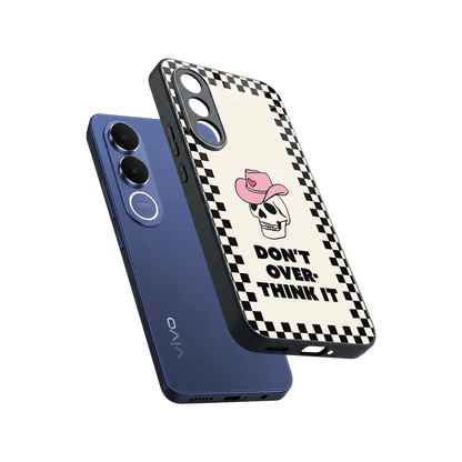 Chill Mode sleek vivo v70 fe cover with tempered glass back and TPU edges