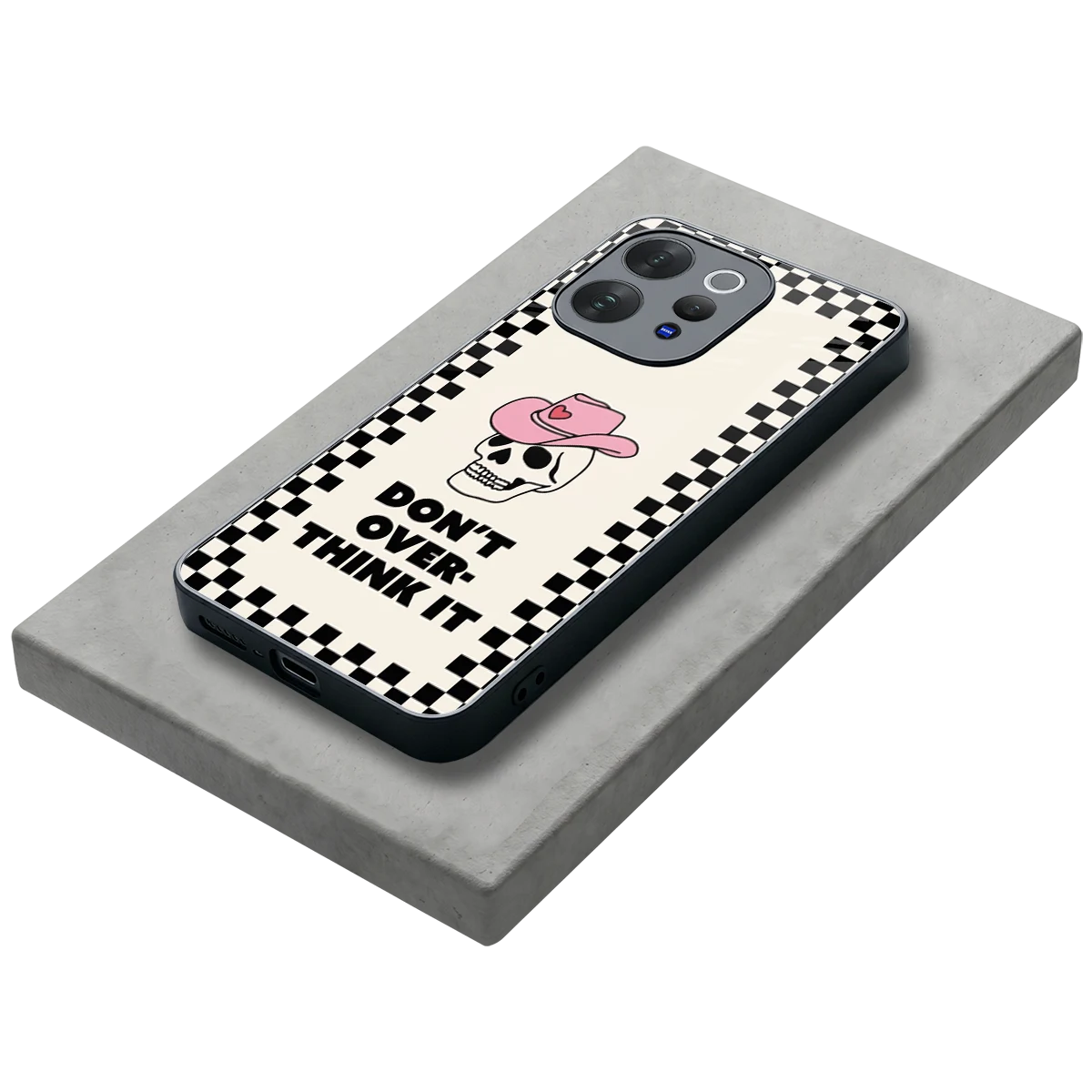 Chill Mode stylish phone case for vivo v70 | glossy glass and slim fit