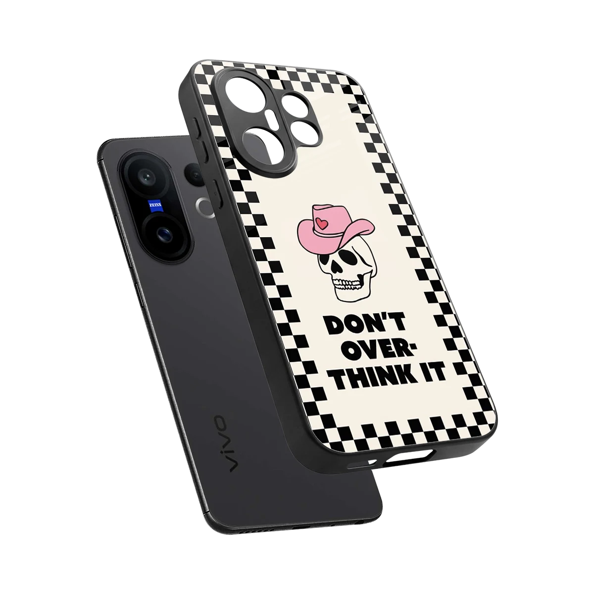 Chill Mode sleek vivo x200 fe cover with tempered glass back and TPU edges