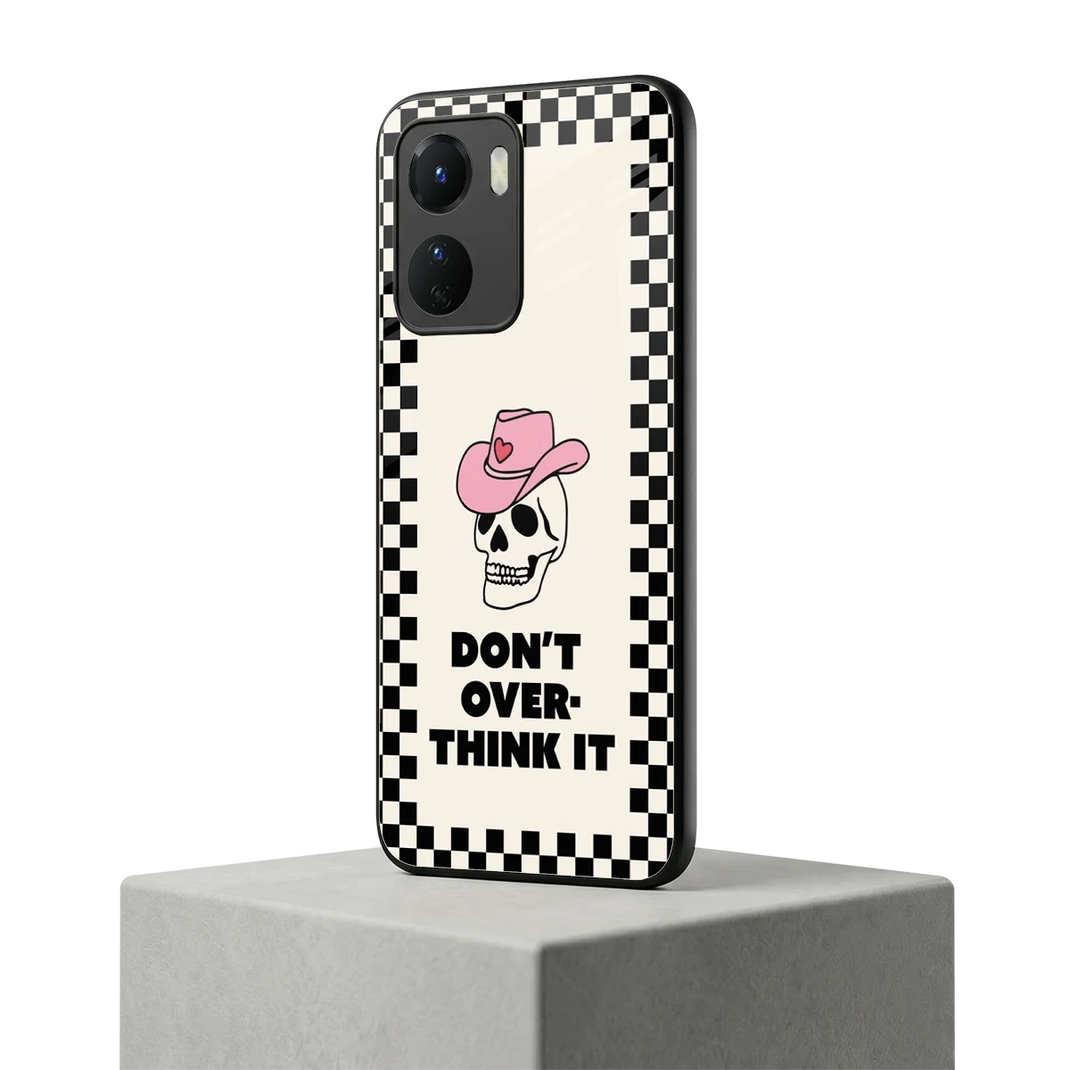Chill Mode vivo y16 mobile cover | shockproof glass phone case