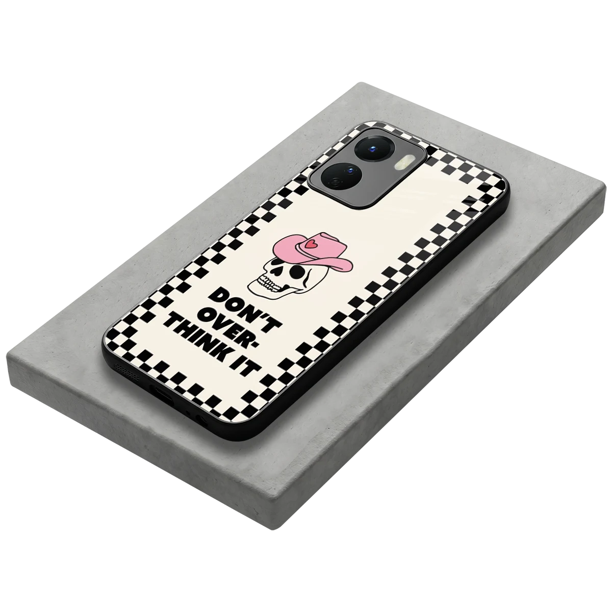 Chill Mode stylish phone case for vivo y16 | glossy glass and slim fit