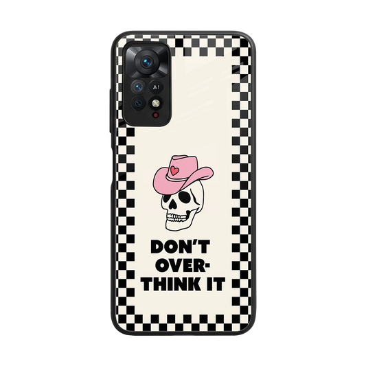 Chill Mode back phone cover | glass case for redmi note 11 pro